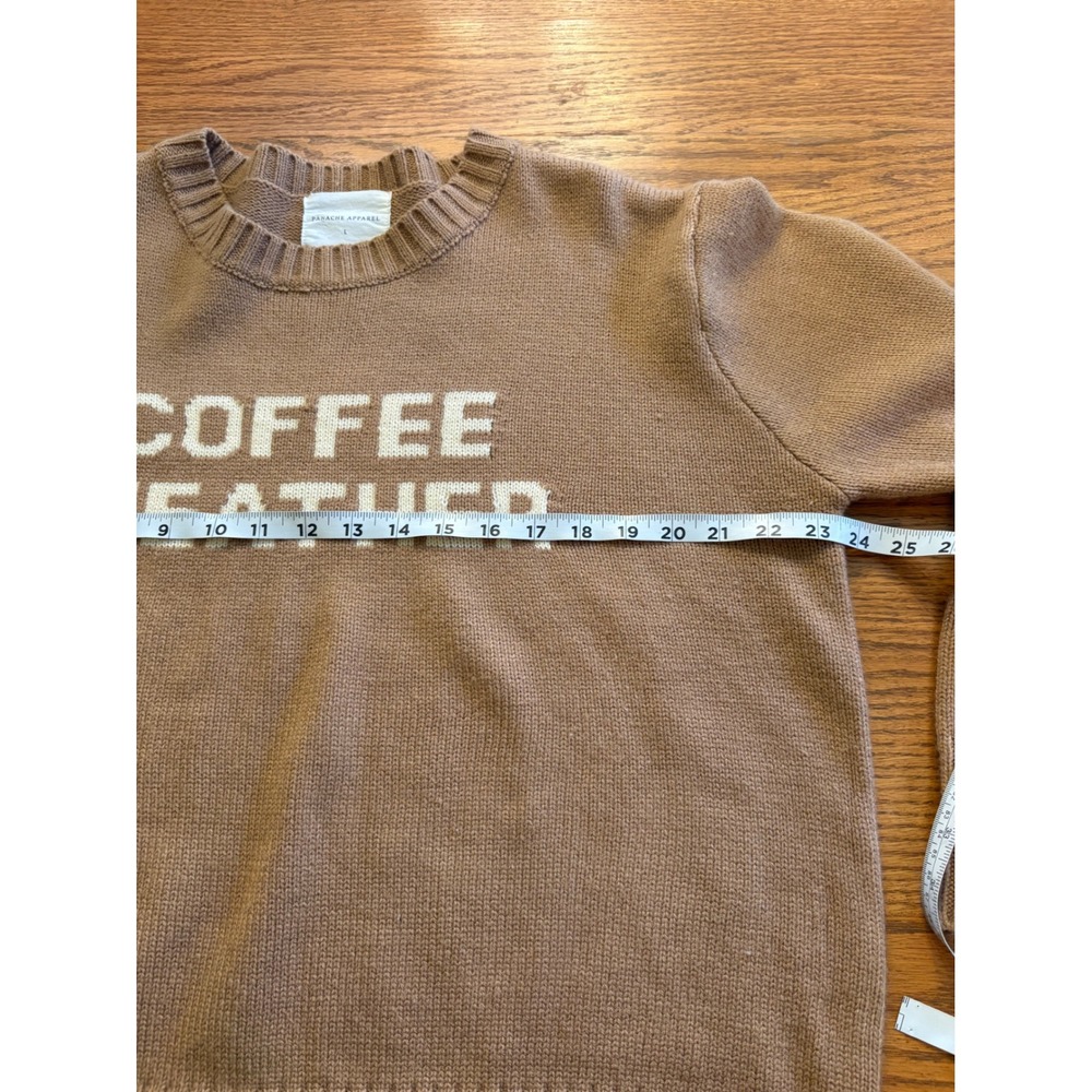 Panache Apparel Coffee Weather Sweater Brown Knit Pullover Womens Large - Picture 5 of 9
